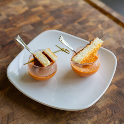 Cream of Tomato Soup Shooter (Appetizer)